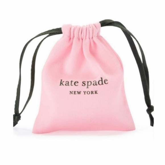 $78 Kate Spade garden botanical resin hoops pink - Picture 3 of 6